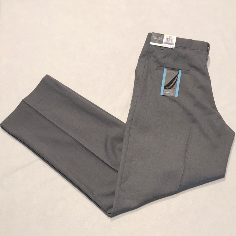 Boys Nautica slacks, 18 regular, gray